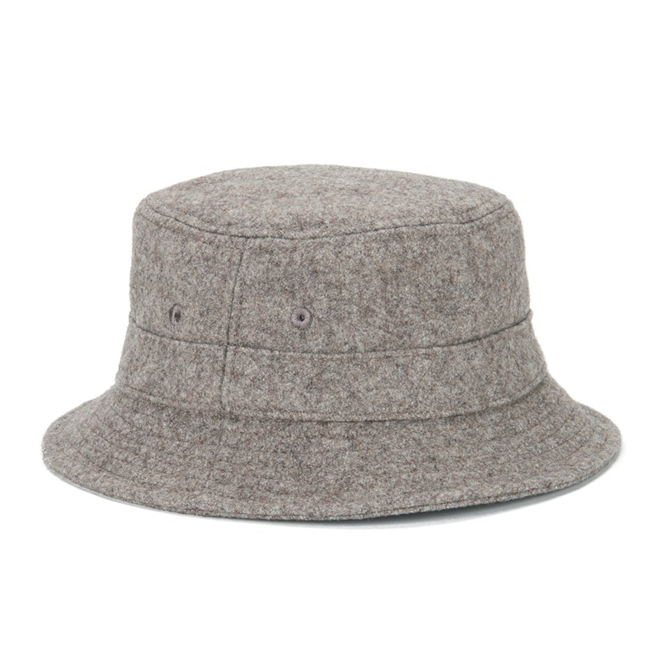Universal Works Men's Melton Bucket Hat - Khaki