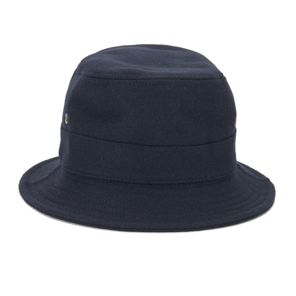 Universal Works Men's Melton Bucket Hat - Navy