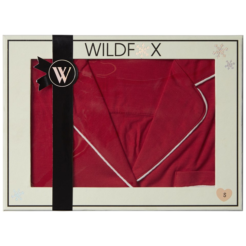 Wildfox Women's Christmas Morning Person 25th December Pyjama Set - Red