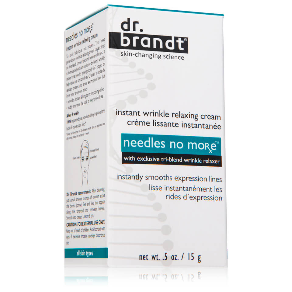 needles no more® WRINKLE SMOOTHING CREAM : dr. brandt® skincare