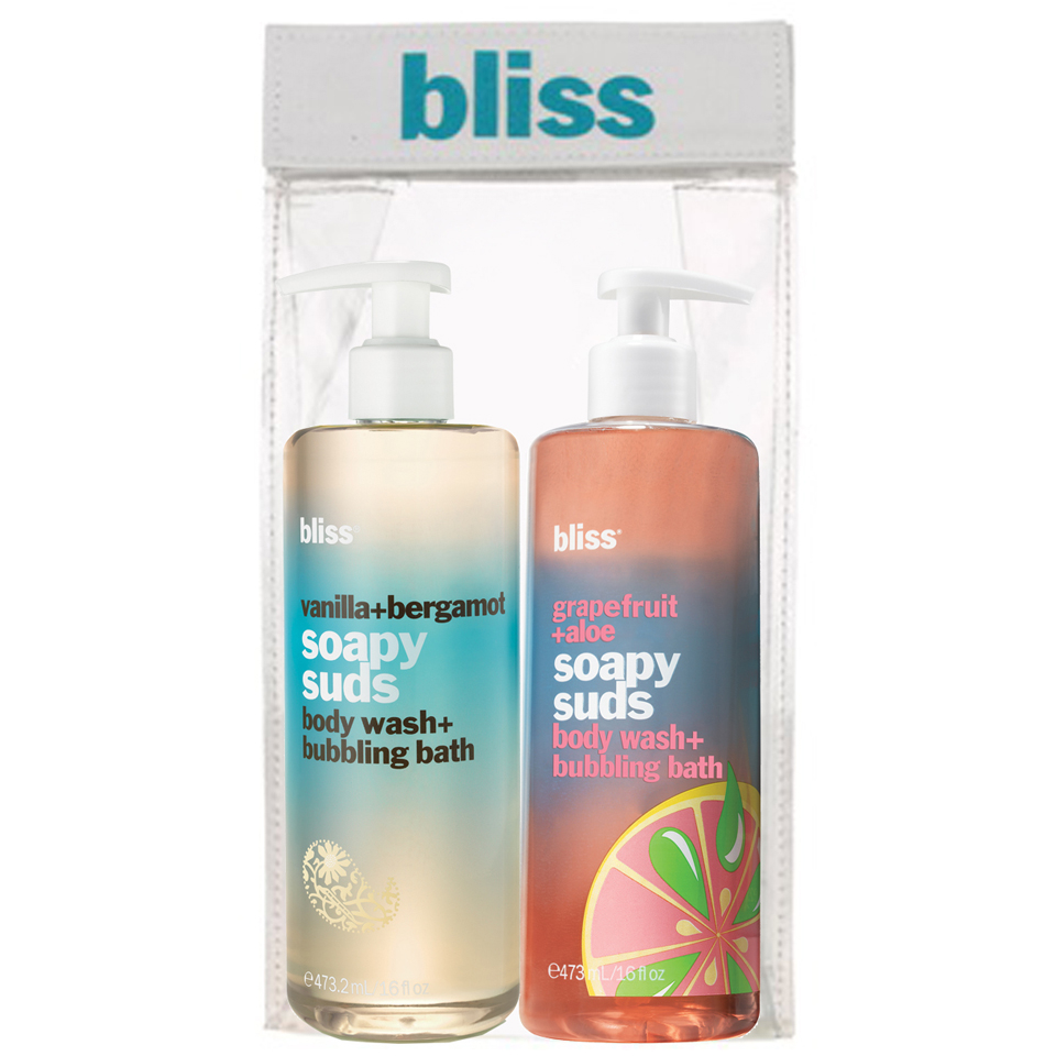Dúo de gel corporal Soapy Suds de Bliss (precio 33,00 £)