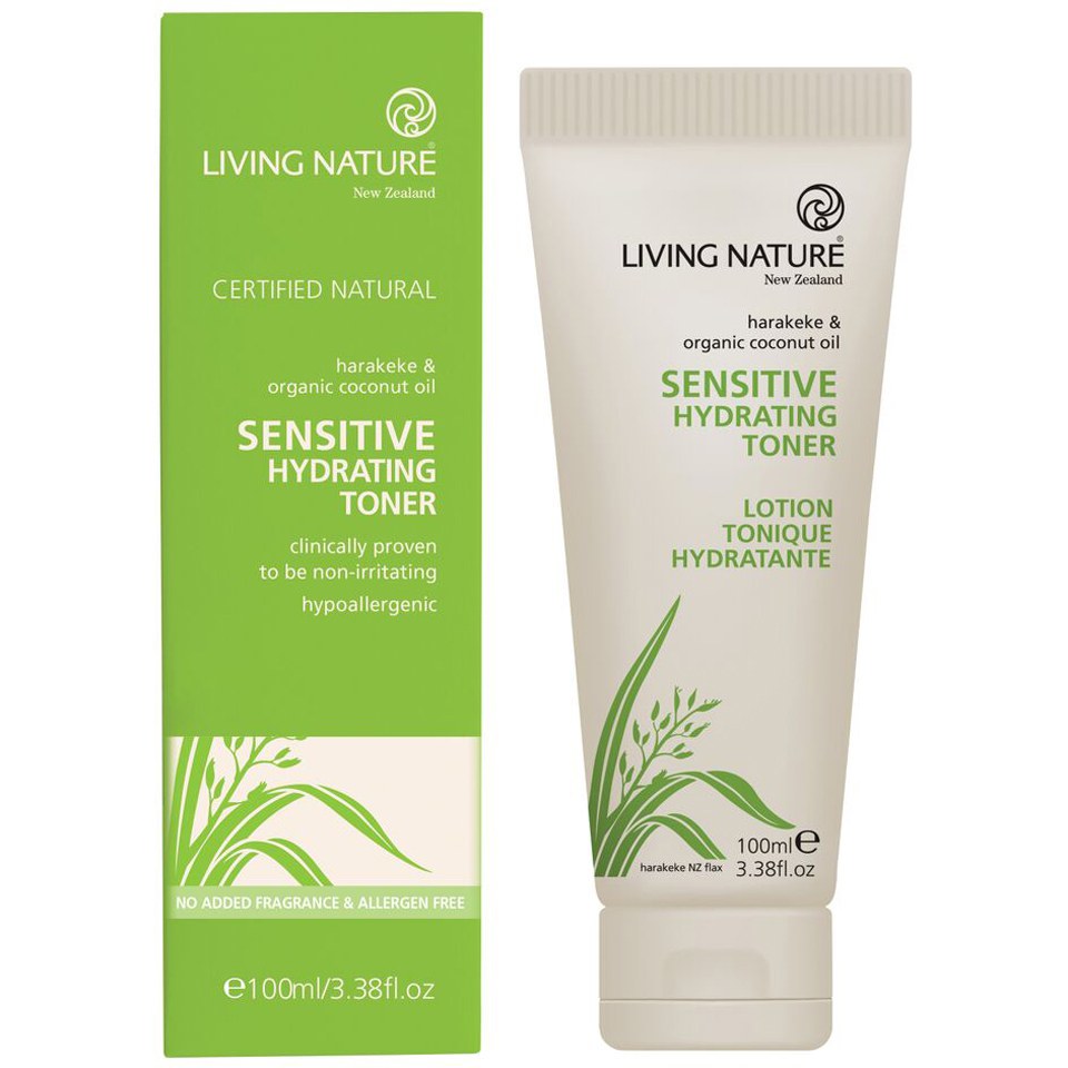Tónico hidratante Sensitive de Living Nature (100 ml)