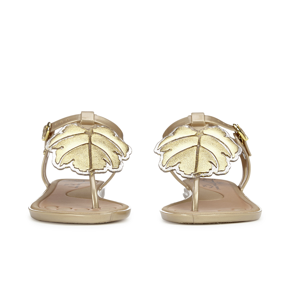 【Melissa × Vivienne Westwood】コラボ リーフサンダル Solar Vivienne Westwood for Melissa Women's Solar Sandals - Gold