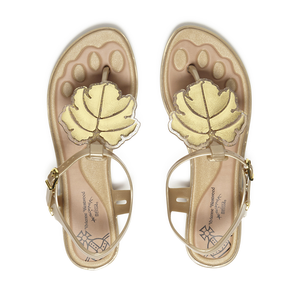 Vivienne Westwood for Melissa Women's Solar Sandals - Gold