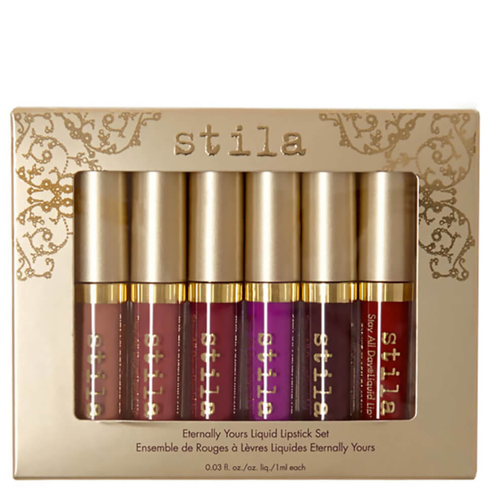 Stila Eternally Yours Liquid Lipstick Set (6 x Deluxe Stay All Day Liquid Lipsticks)