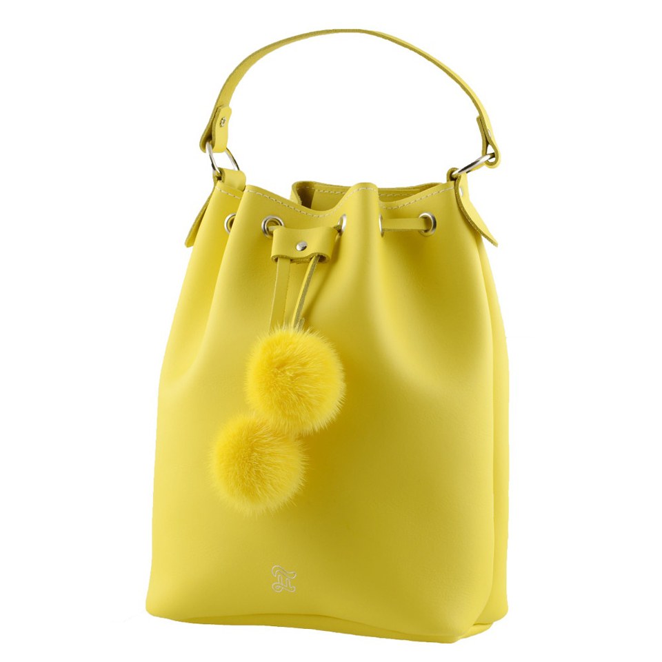 Grafea Women's Cherie Bucket Bag - Yellow