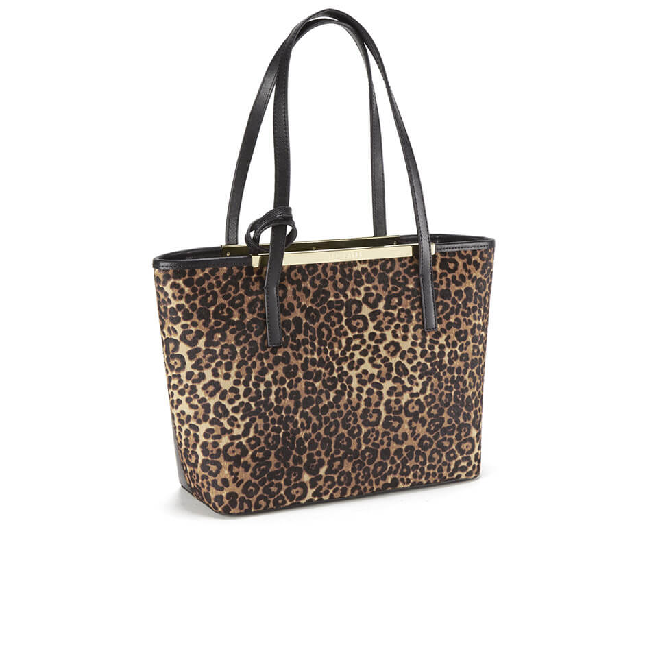 Ted Baker Women's Jenny Exotic Front Crosshatch Small Shopper Bag - Tan