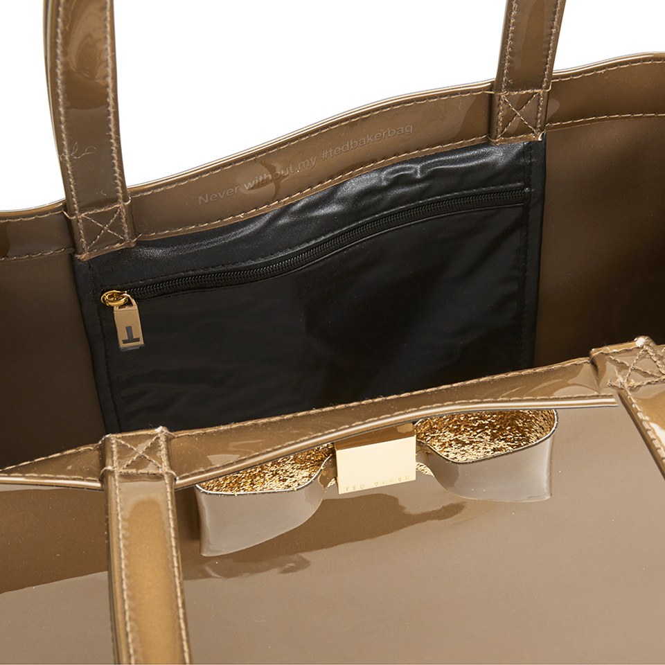 Ted Baker Women's Glicon Crystal Bow Large Icon Bag - Gold