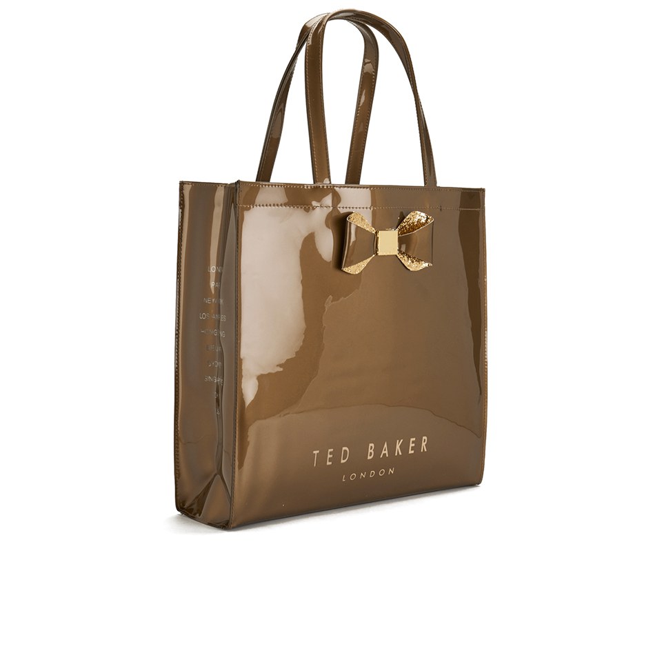 Ted Baker Women's Glicon Crystal Bow Large Icon Bag - Gold