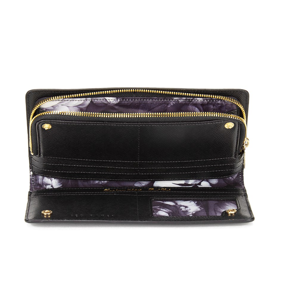 Ted Baker Women's Leopard Pony Popper Purse - Tan