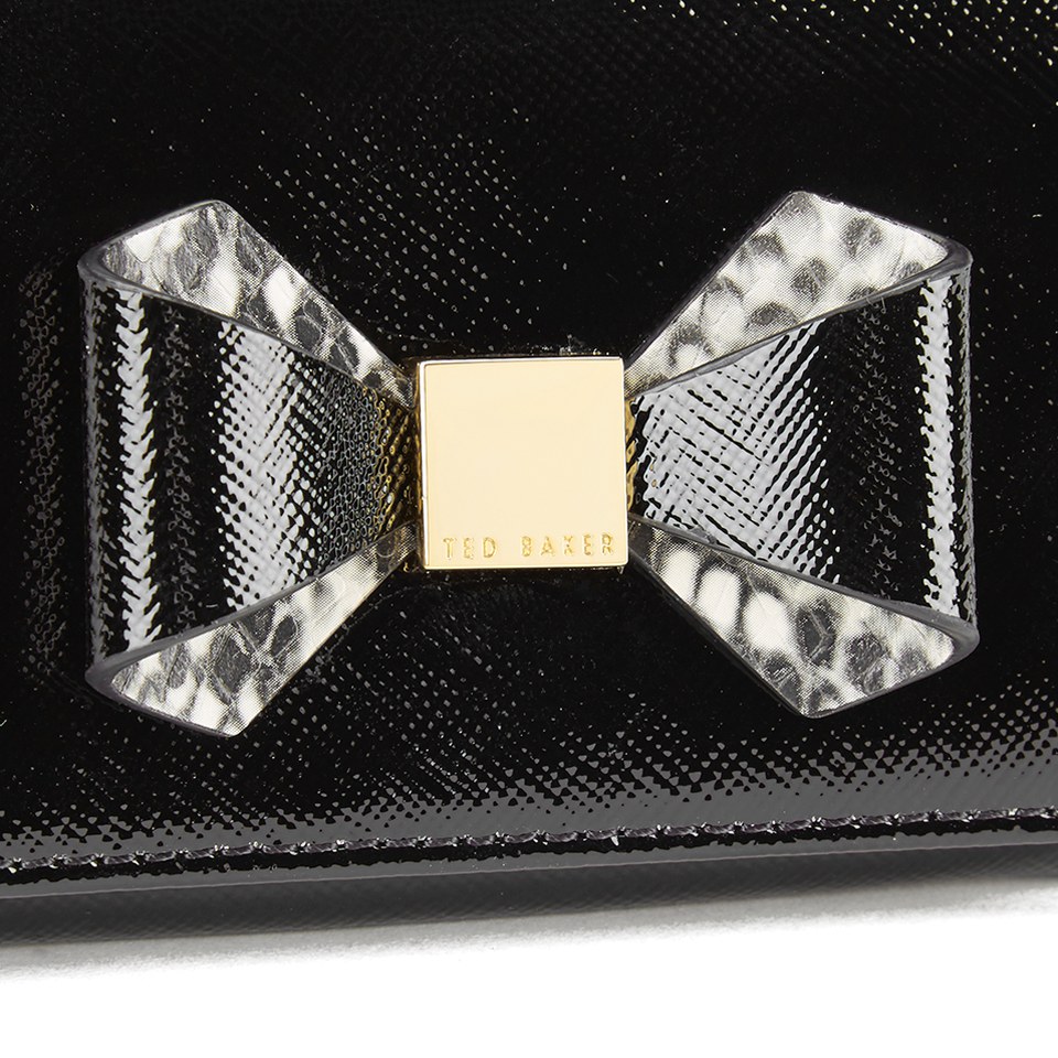Ted Baker Women's Helli Metallic Bow Mini Purse - Black
