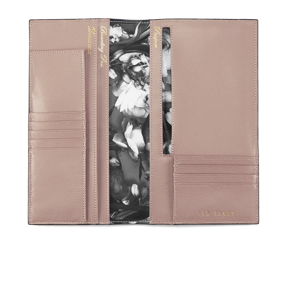 Ted Baker Women's Alfio Crosshatch Travel Passport Set - Black