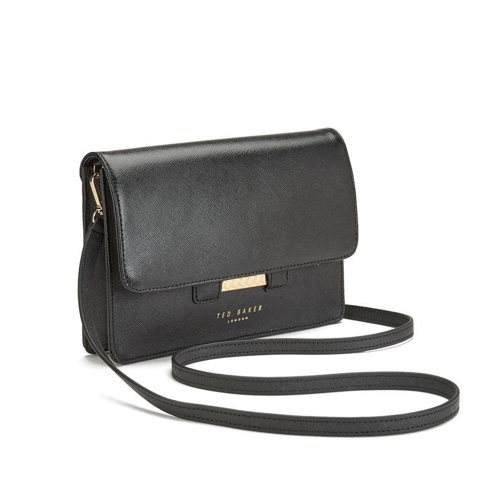 Ted Baker Women s Mariann Mirror Crosshatch Crossbody Bag Black
