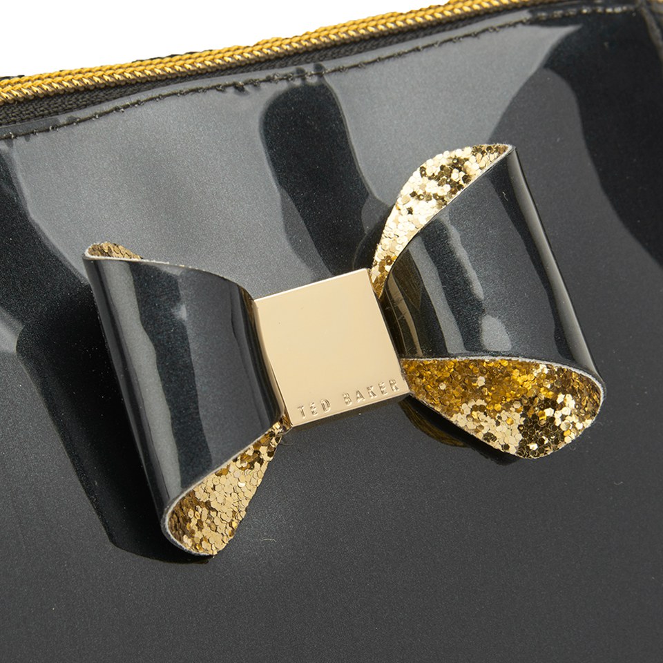 Ted Baker Women's Nolly Glitter Bow Large Washbag - Black