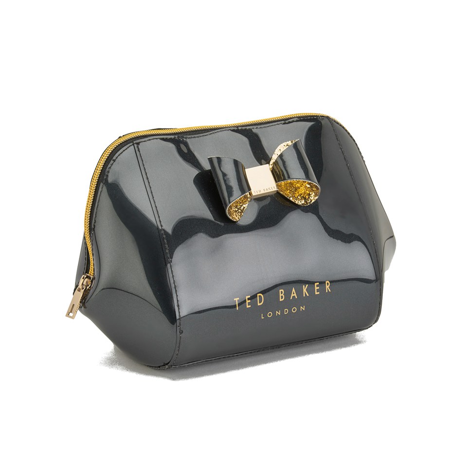 Ted Baker Women's Nolly Glitter Bow Large Washbag - Black