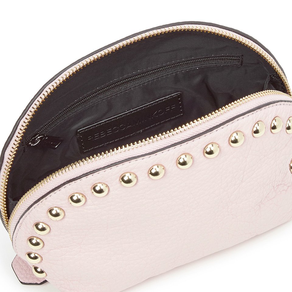 Rebecca Minkoff Women's Dome Pouch Cosmetic Case with Studs - Baby Pink