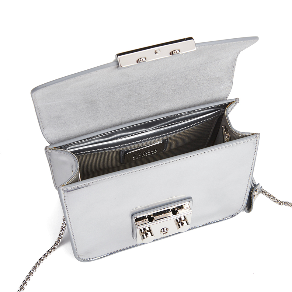 Furla Women's Metropolis Mini Cross Body Bag - Silver Metallic
