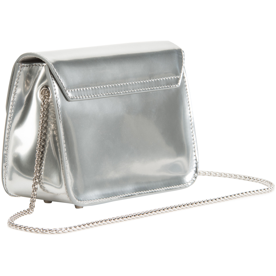 Furla Women's Metropolis Mini Cross Body Bag - Silver Metallic