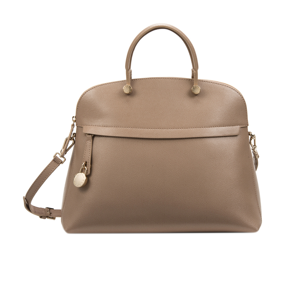 Furla Women s Piper Dome Tote Taupe