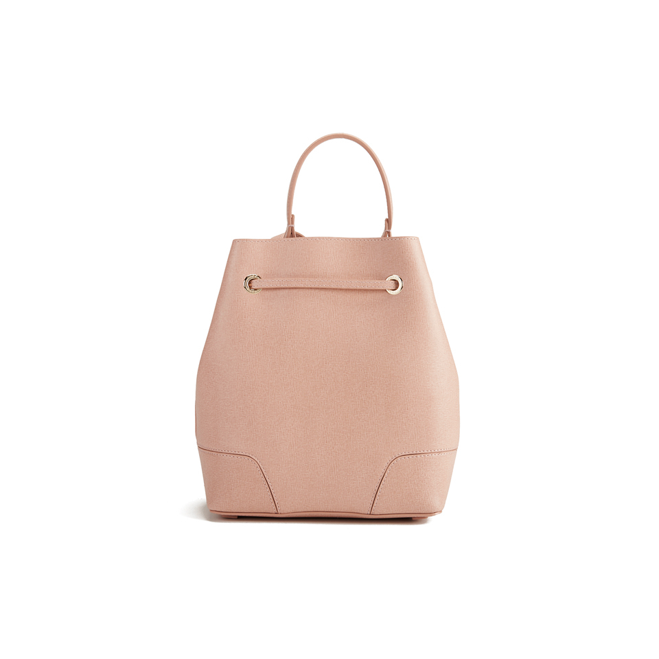 Furla Women's Stacy Drawstring Bucket Bag - Light Pink