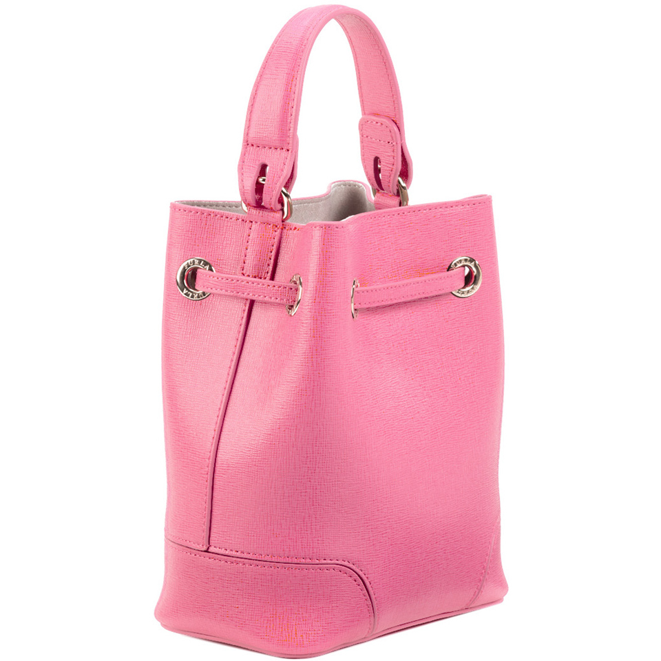 Furla Women's Stacy Mini Drawstring Bucket Bag - Pink