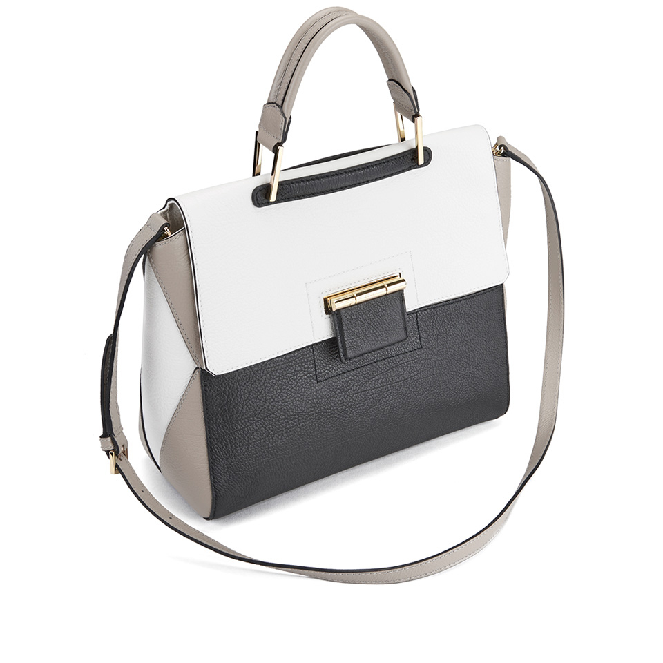 Furla Women's Artesia Top Handle Bag - Black/White