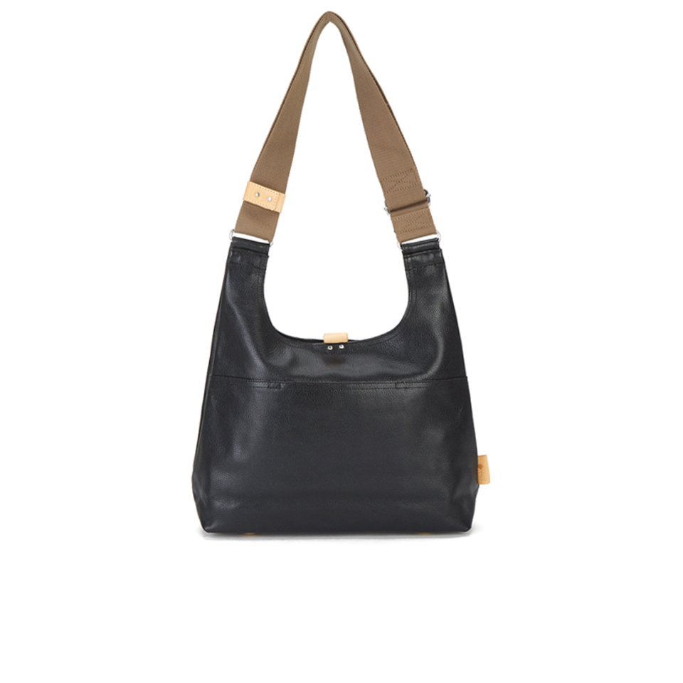 Orla Kiely Women's Stem Leather Midi Sling Bag - Black