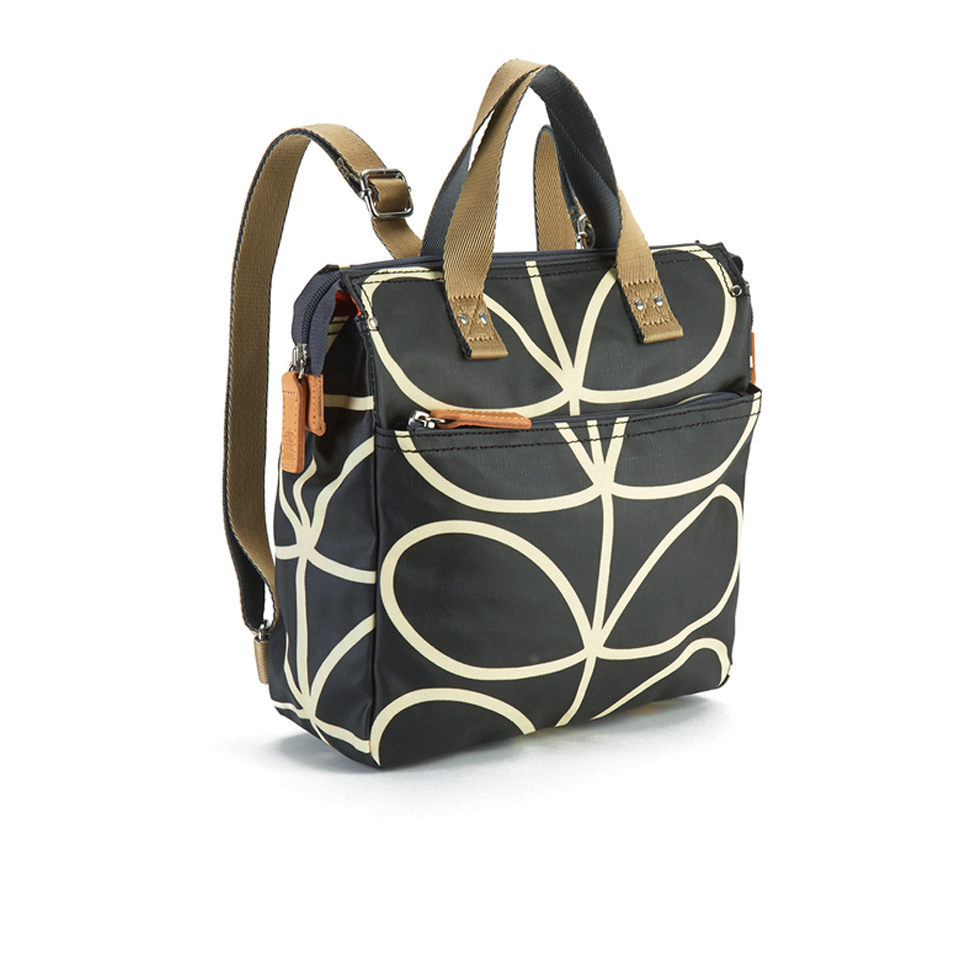 Orla Kiely Women's Stem Small Backpack - Black