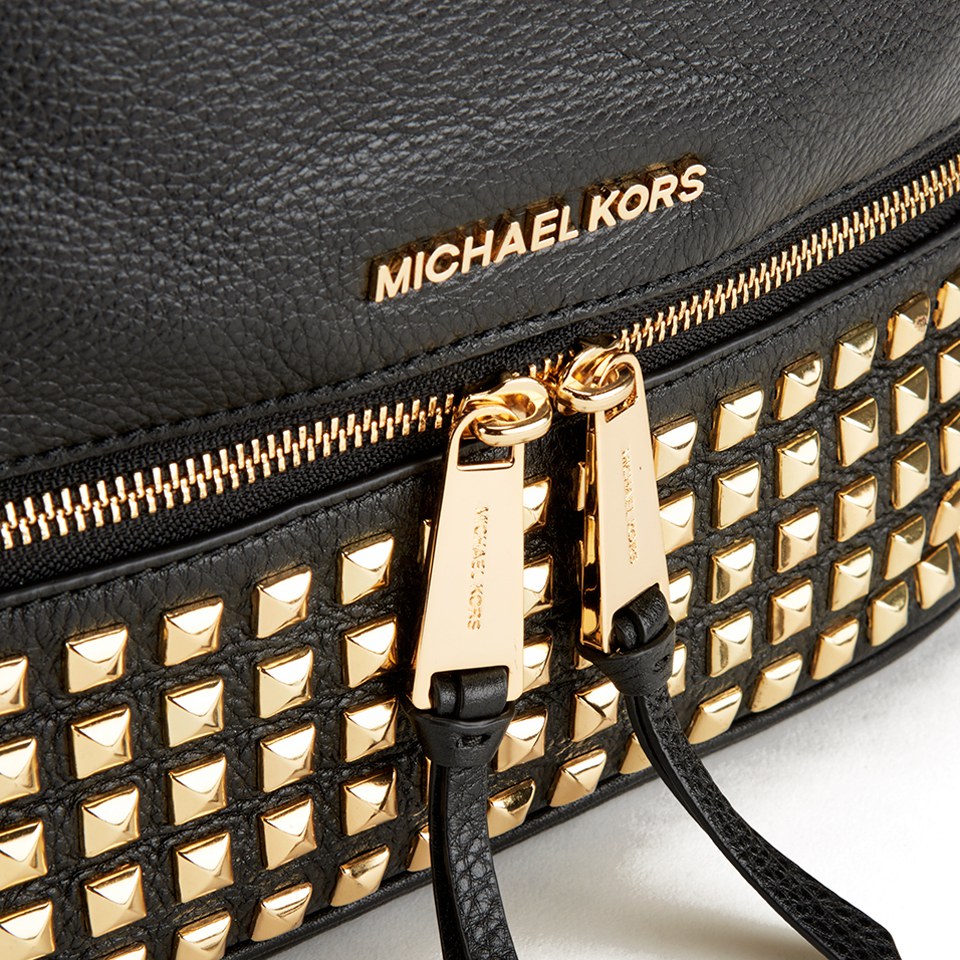 MICHAEL MICHAEL KORS Women's Rhea Zip Studded Backpack - Black