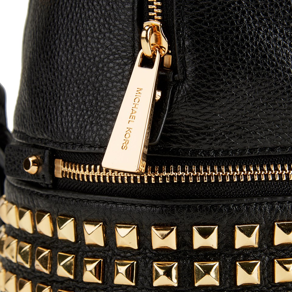 MICHAEL MICHAEL KORS Women's Rhea Zip Studded Backpack - Black