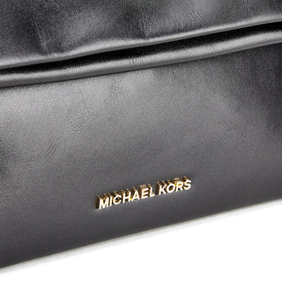 MICHAEL MICHAEL KORS Women's Daria Foldover Clutch Bag - Black
