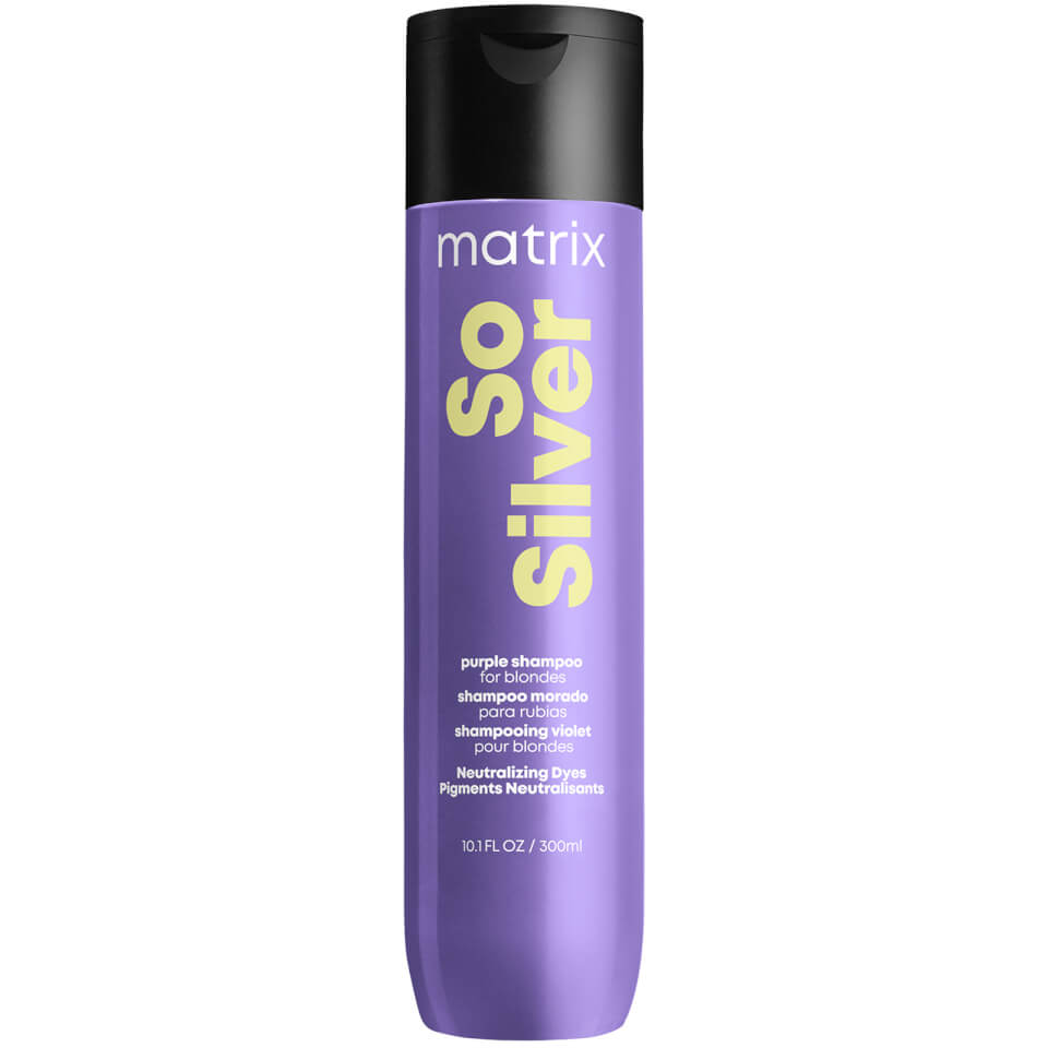 Matrix Total Results So Silver Purple Toning Shampoo for Blonde, Silver & Grey Hair 300ml