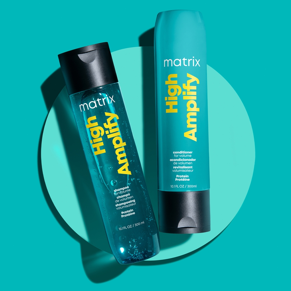 Matrix Total Results High Amplify Volumising  Shampoo and Conditioner for Fine Flat Hair 300ml Duo