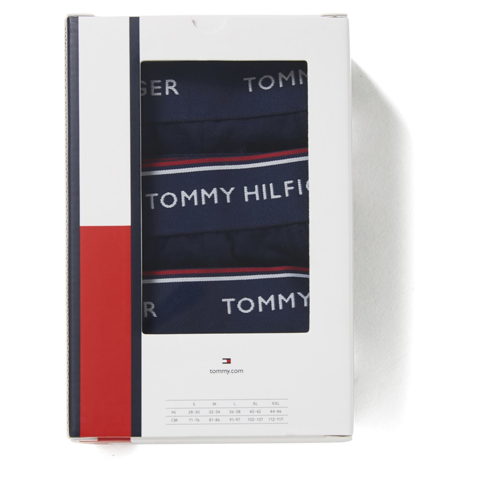 Tommy Hilfiger Men's 3 Pack Low Rise Trunks - Peacoat