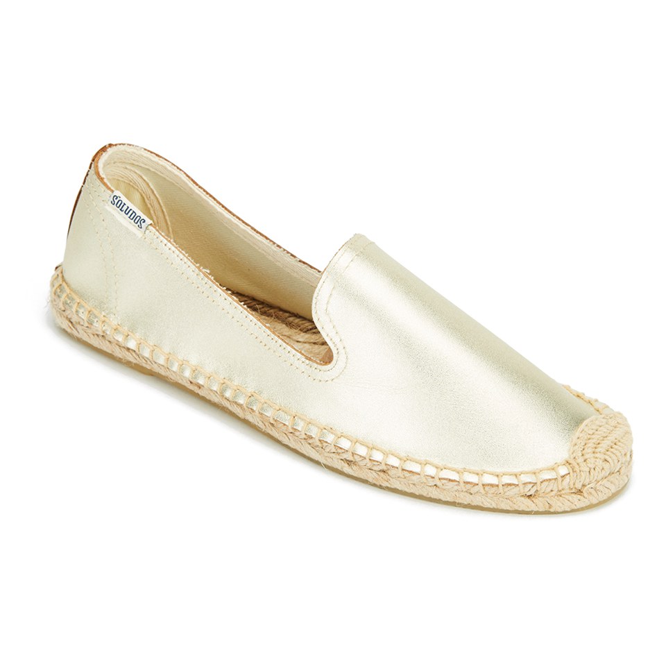 Soludos gold clearance espadrilles