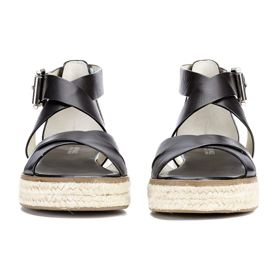 Michael michael kors darby vachetta leather flatform espadrille sandals discount