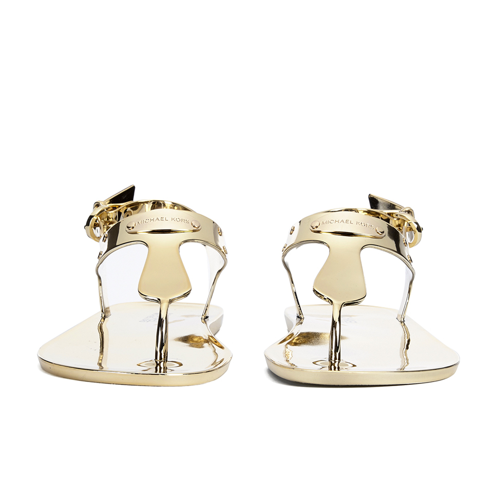 Michael kors mk plate sandals cheap