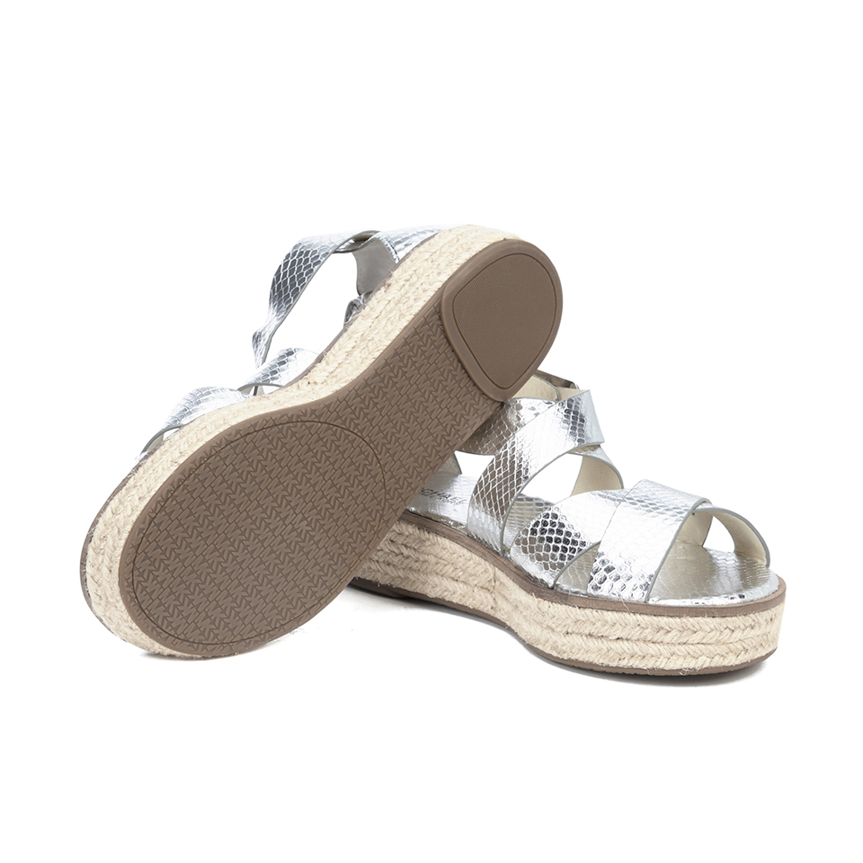 michael michael kors darby vachetta leather flatform espadrille sandals