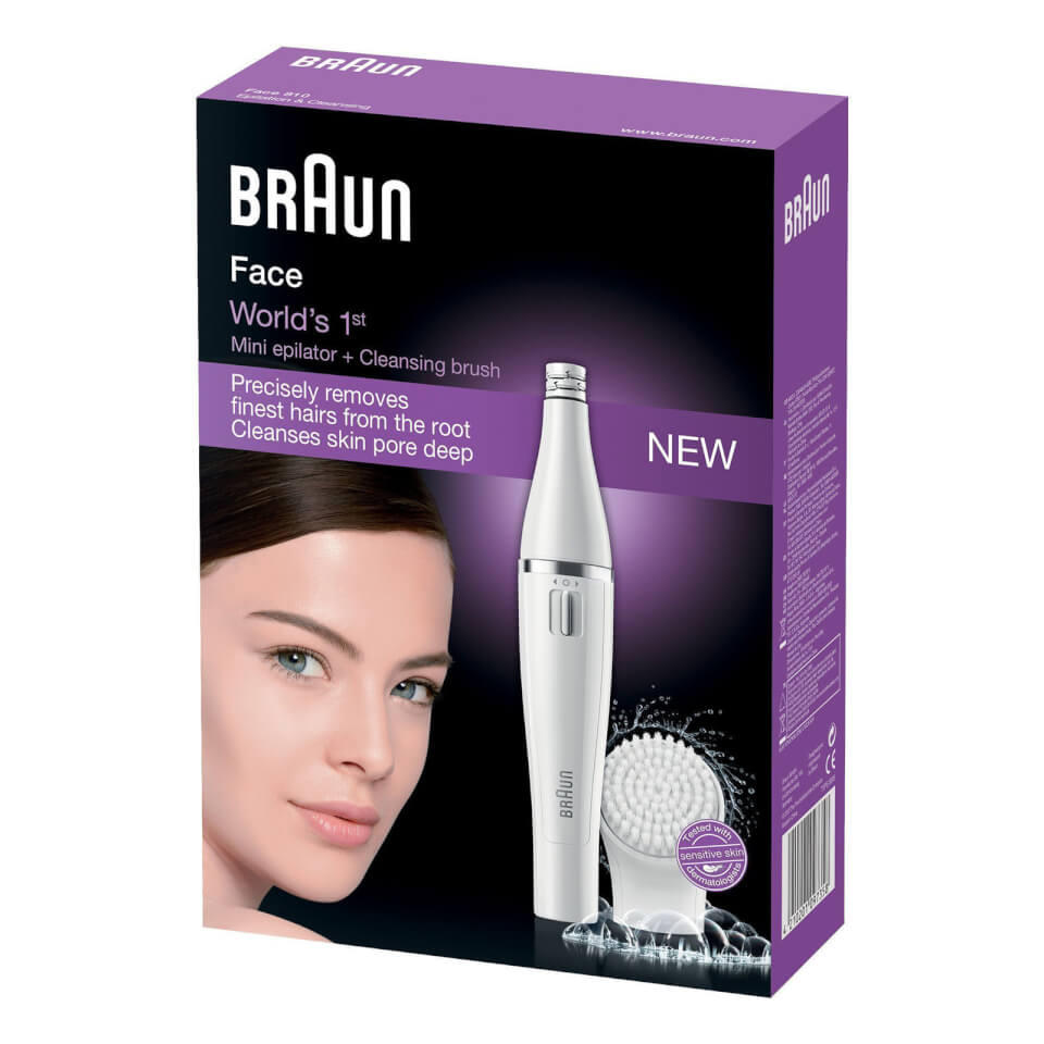 Braun 810 Facial Epilator and Cleansing Brush