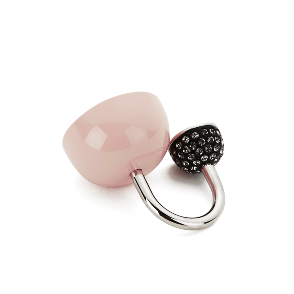 Marc by Marc Jacobs Women's Pave Cabachon Statement Ring - Blush