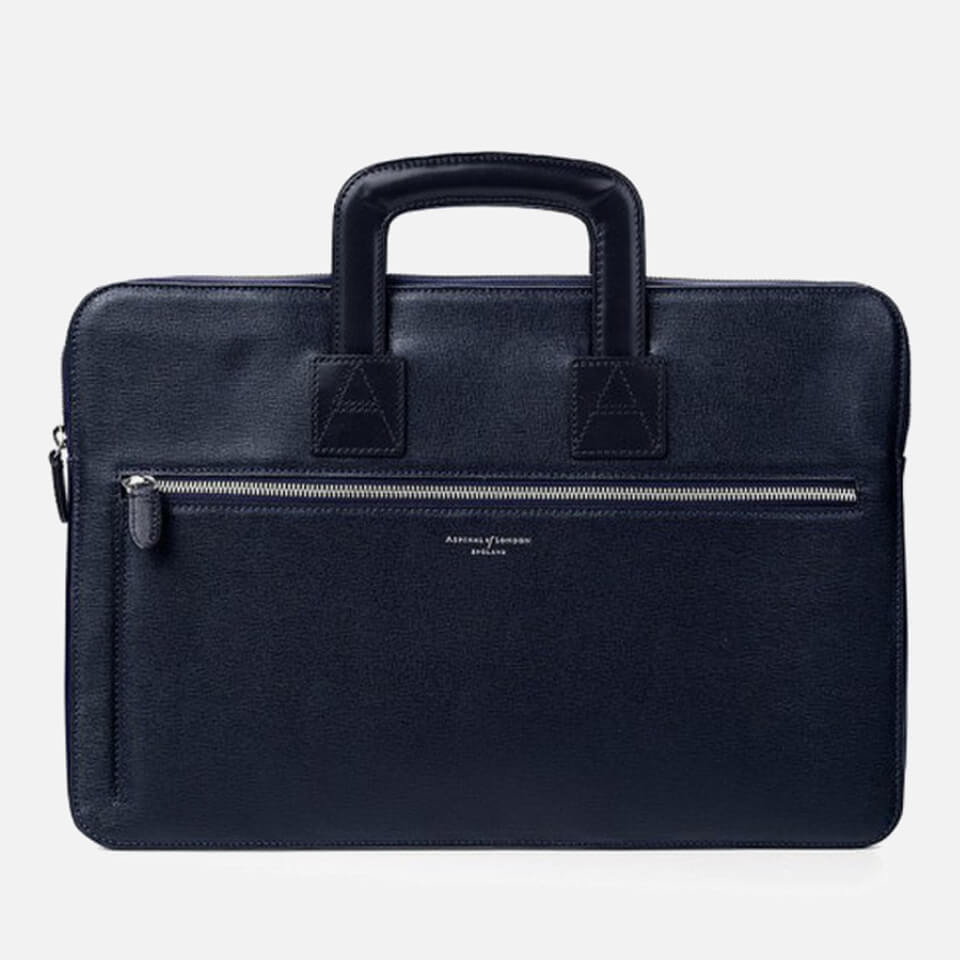 Aspinal of London Men's Connaught Document Case - Navy