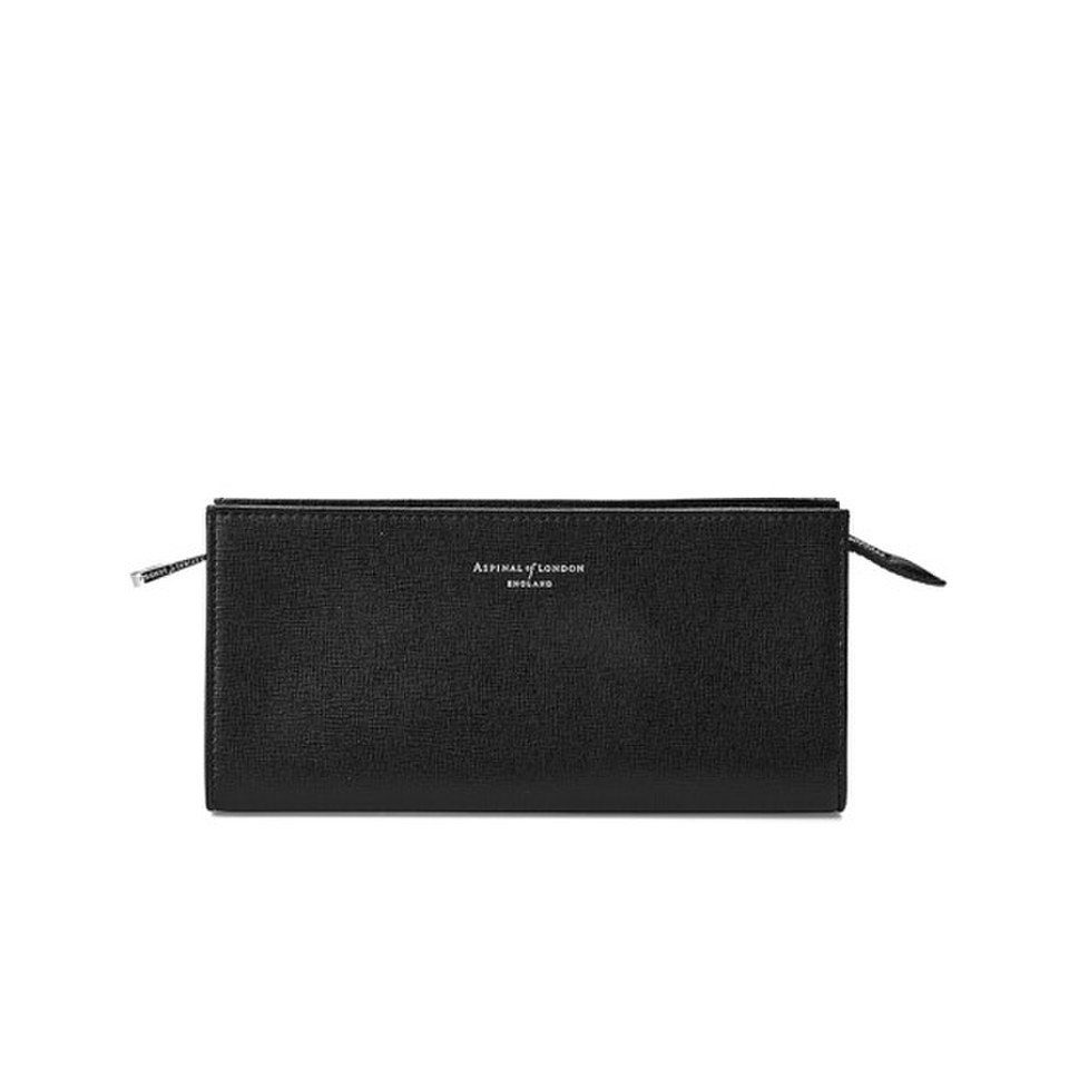 Aspinal of London Women's Small Cosmetic Case - Black