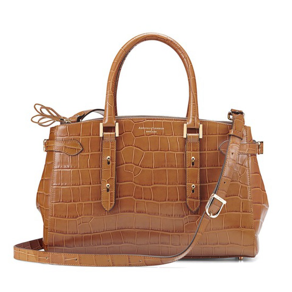 Aspinal of London Women s Brook Street Tote Bag Natural Tan
