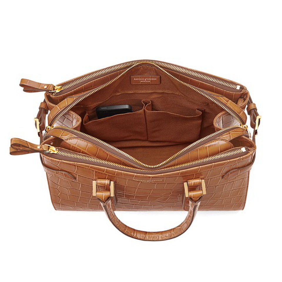 Aspinal of London Women s Brook Street Tote Bag Natural Tan