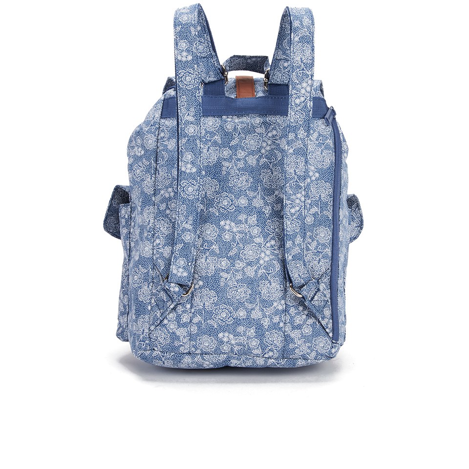 Herschel Supply Co. Dawson Crosshatch Backpack Floral Chambray