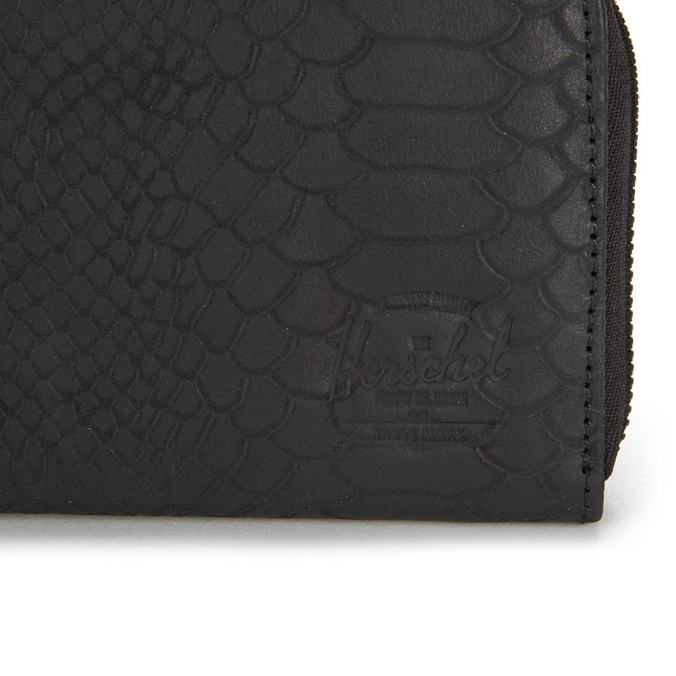 Herschel Supply Co. Leather Thomas Wallet - Black Snake