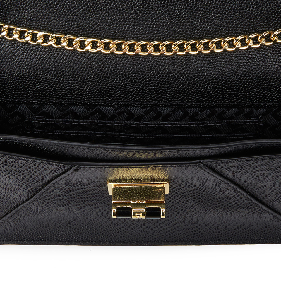Diane von Furstenberg Women's Gallery Bitsy Small Leather Cross Body Bag - Black