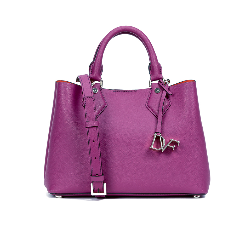 Diane von Furstenberg Women's Voyage Small Leather Tote Bag - Pink