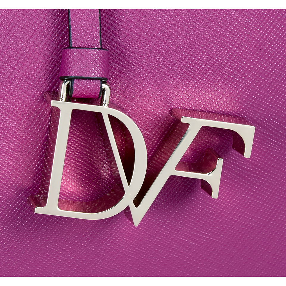 Diane von Furstenberg Women's Voyage Small Leather Tote Bag - Pink
