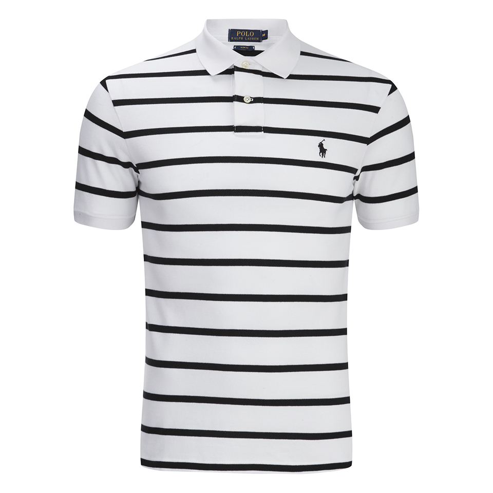 Polo Ralph Lauren Men s Short Sleeve Slim Fit Striped Polo Shirt